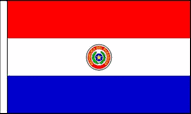 Paraguay Hand Waving Flags
